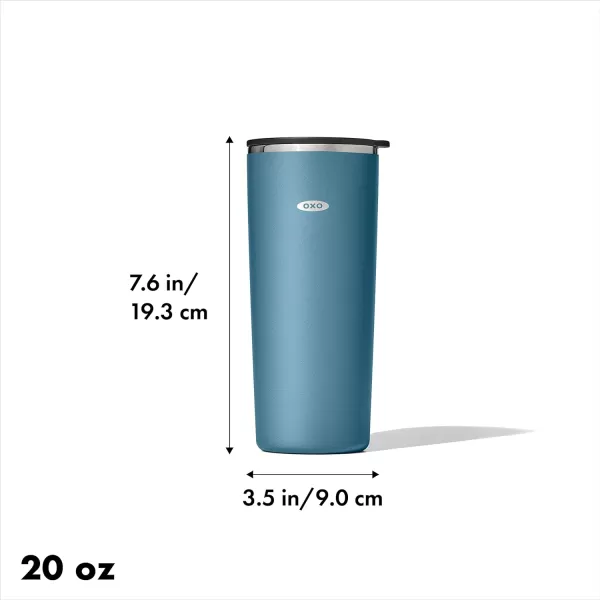 OXO Strive 20oz Insulated Tumbler with Sliding Lid - Onyx