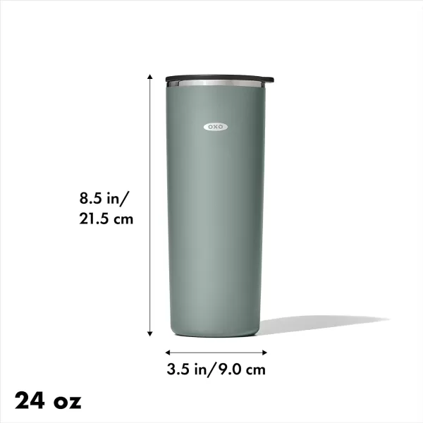 OXO Strive 20oz Insulated Tumbler with Sliding Lid - Onyx