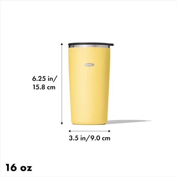OXO Strive 20oz Insulated Tumbler with Sliding Lid - Onyx