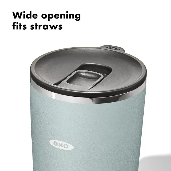 OXO Strive 20oz Insulated Tumbler with Sliding Lid - Onyx