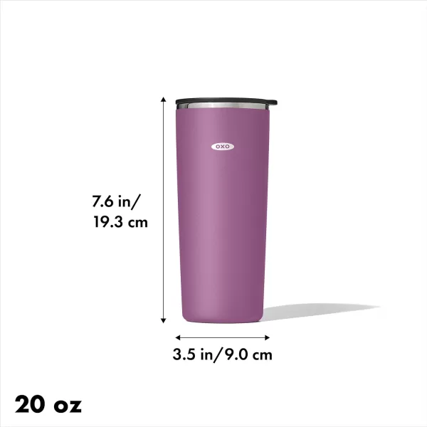 OXO Strive 20oz Insulated Tumbler with Sliding Lid - Onyx