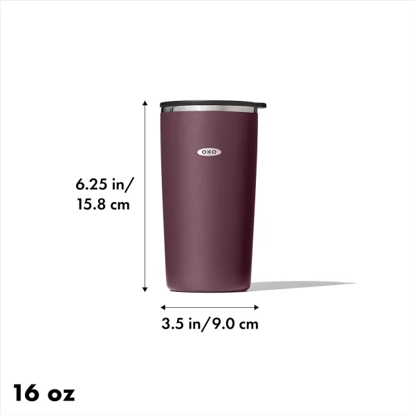 OXO Strive 20oz Insulated Tumbler with Sliding Lid - Onyx