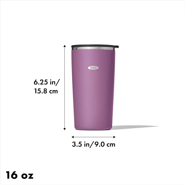 OXO Strive 20oz Insulated Tumbler with Sliding Lid - Onyx