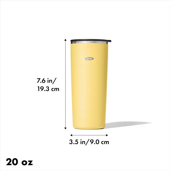 OXO Strive 20oz Insulated Tumbler with Sliding Lid - Onyx