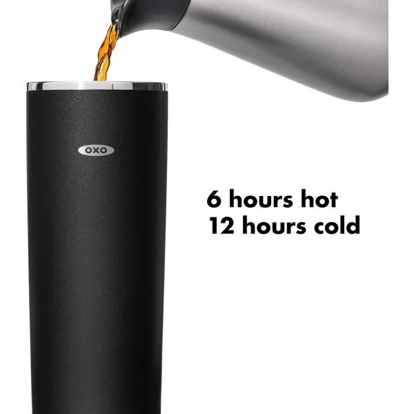 OXO Strive 20oz Insulated Tumbler with Sliding Lid - Onyx