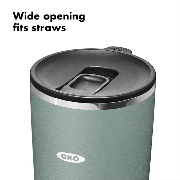 OXO Strive 20oz Insulated Tumbler with Sliding Lid - Onyx