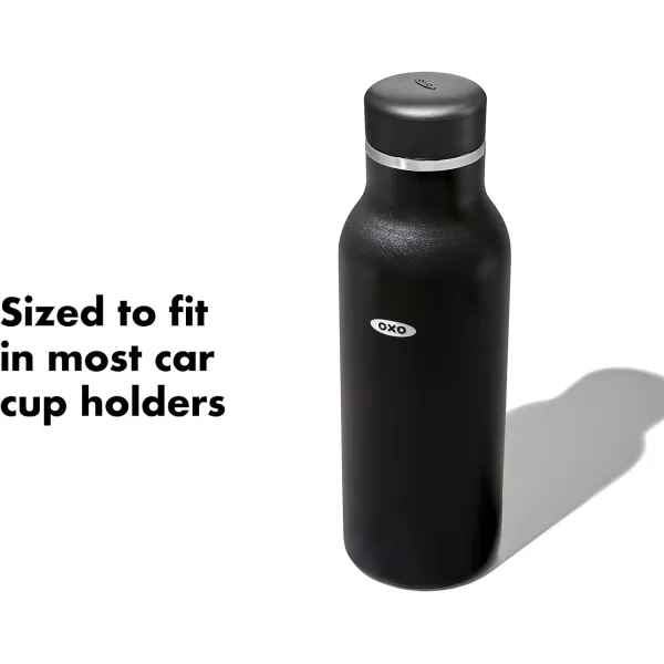 OXO Strive 20oz Insulated Water Bottle with Standard Lid - Aquamarine
