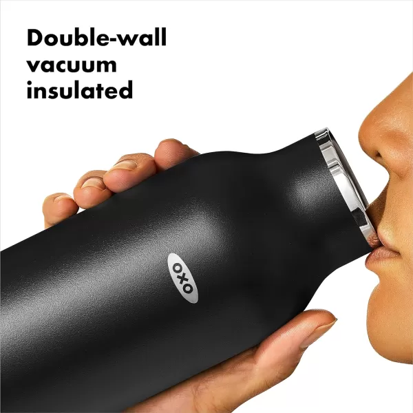 OXO Strive 20oz Insulated Water Bottle with Standard Lid - Aquamarine