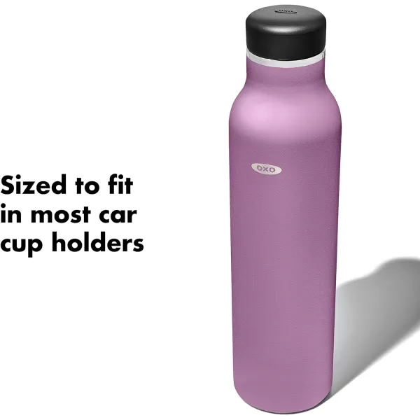 OXO Strive 20oz Insulated Water Bottle with Standard Lid - Aquamarine
