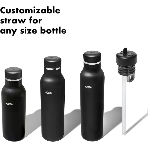 OXO Strive 20oz Insulated Water Bottle with Standard Lid - Aquamarine