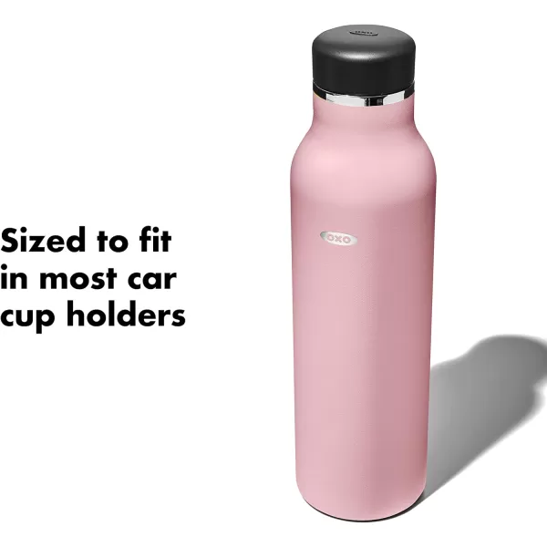 OXO Strive 20oz Insulated Water Bottle with Standard Lid - Aquamarine
