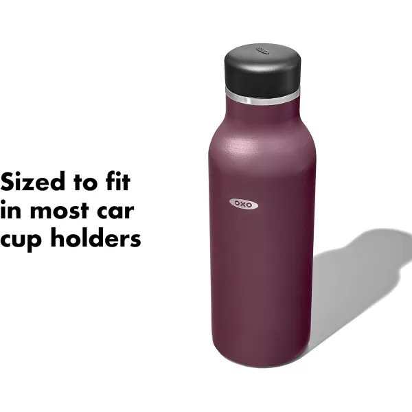 OXO Strive 20oz Insulated Water Bottle with Standard Lid - Aquamarine