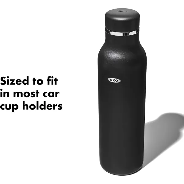 OXO Strive 20oz Insulated Water Bottle with Standard Lid - Aquamarine