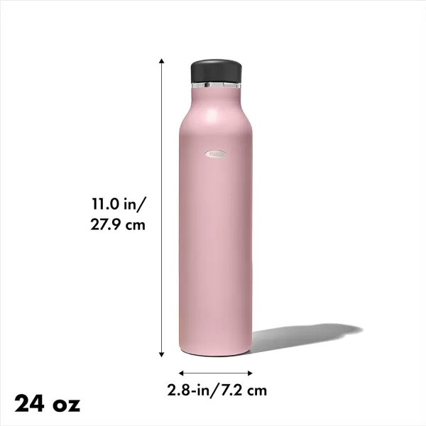 OXO Strive 20oz Insulated Water Bottle with Standard Lid - Aquamarine