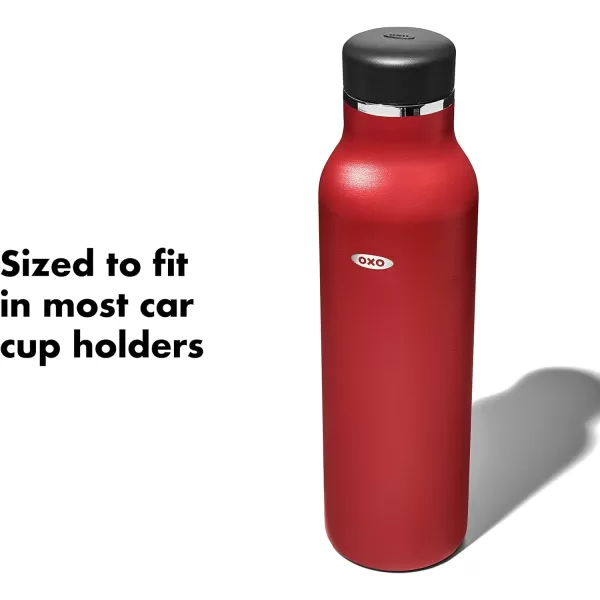 OXO Strive 20oz Insulated Water Bottle with Standard Lid - Aquamarine