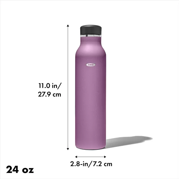 OXO Strive 20oz Insulated Water Bottle with Standard Lid - Aquamarine