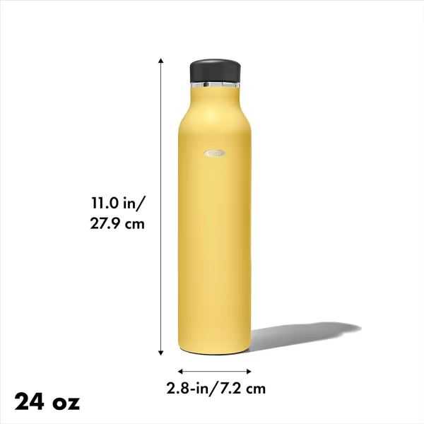 OXO Strive 20oz Insulated Water Bottle with Standard Lid - Aquamarine