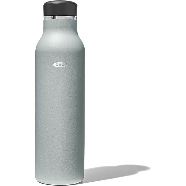 OXO Strive 20oz Insulated Water Bottle with Standard Lid - Aquamarine