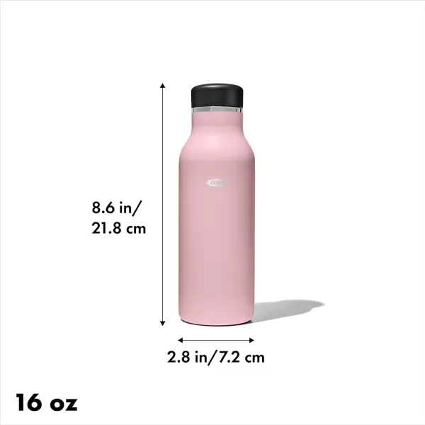 OXO Strive 20oz Insulated Water Bottle with Standard Lid - Aquamarine