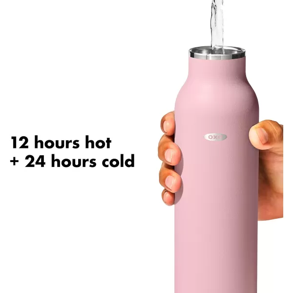 OXO Strive 20oz Insulated Water Bottle with Standard Lid - Aquamarine