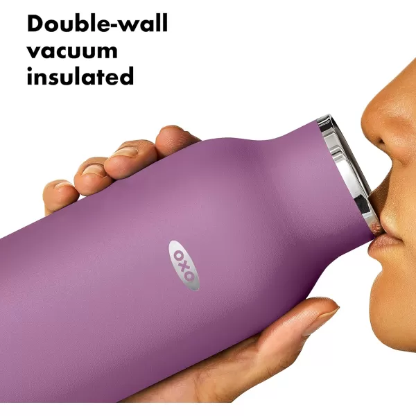 OXO Strive 20oz Insulated Water Bottle with Standard Lid - Aquamarine
