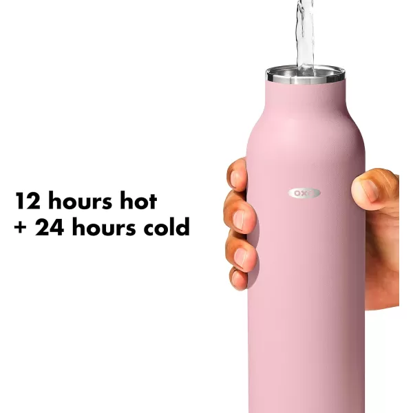 OXO Strive 20oz Insulated Water Bottle with Standard Lid - Aquamarine