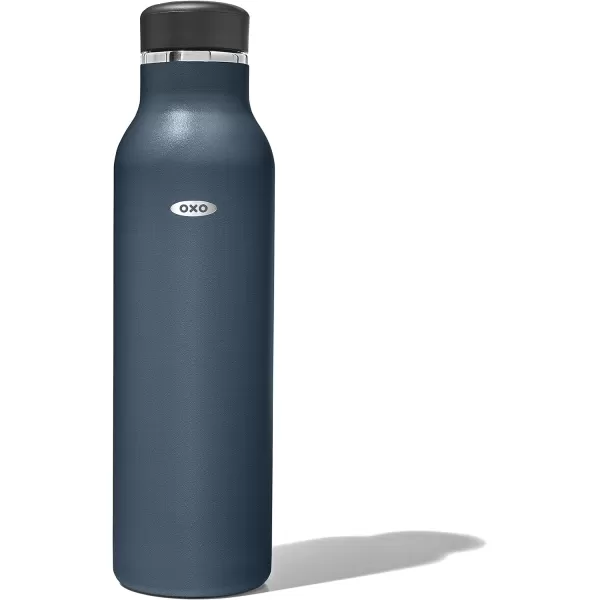 OXO Strive 20oz Insulated Water Bottle with Standard Lid - Aquamarine