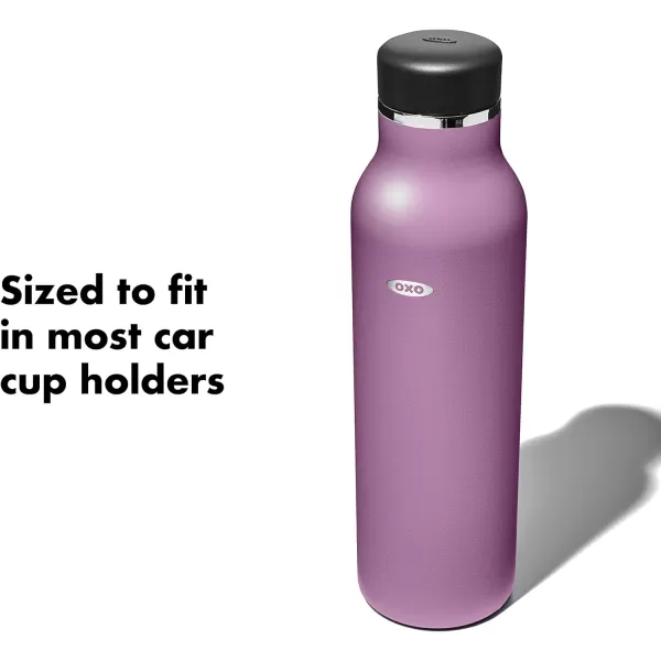 OXO Strive 20oz Insulated Water Bottle with Standard Lid - Aquamarine