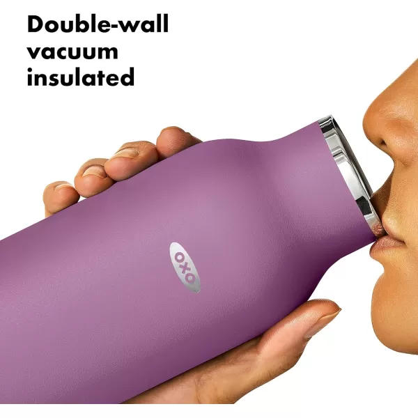 OXO Strive 20oz Insulated Water Bottle with Standard Lid - Aquamarine