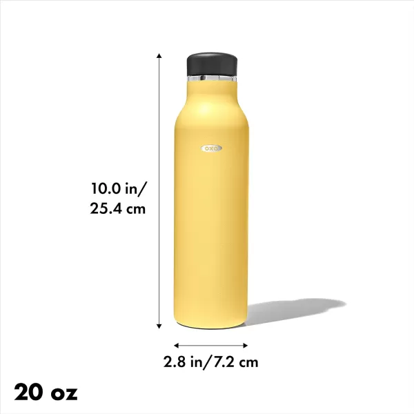 OXO Strive 20oz Insulated Water Bottle with Standard Lid - Aquamarine