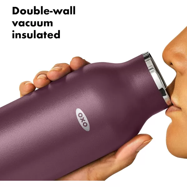 OXO Strive 20oz Insulated Water Bottle with Standard Lid - Aquamarine