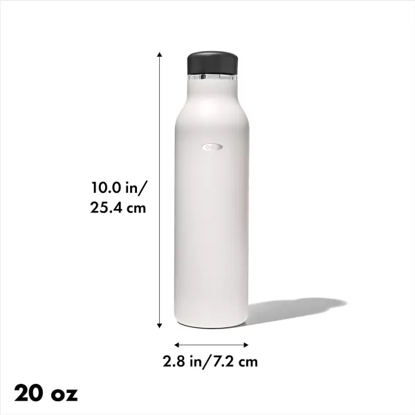OXO Strive 20oz Insulated Water Bottle with Standard Lid - Aquamarine