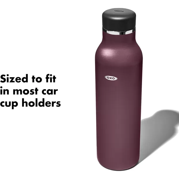 OXO Strive 20oz Insulated Water Bottle with Standard Lid - Aquamarine