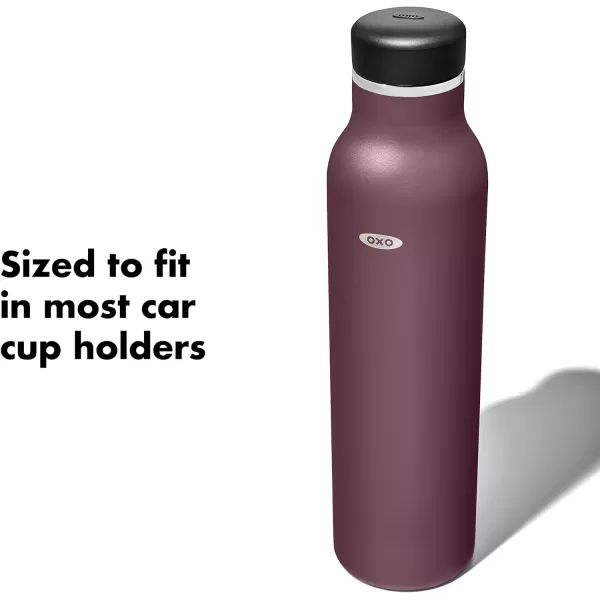 OXO Strive 20oz Insulated Water Bottle with Standard Lid - Aquamarine