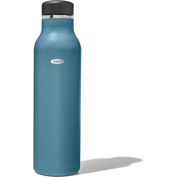 OXO Strive 20oz Insulated Water Bottle with Standard Lid - Aquamarine