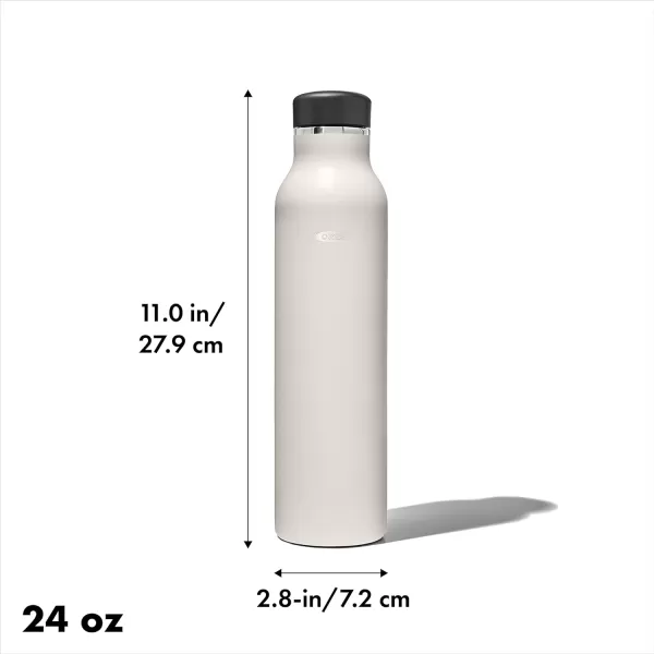 OXO Strive 20oz Insulated Water Bottle with Standard Lid - Aquamarine