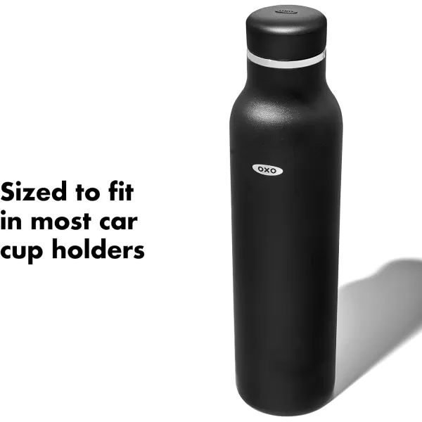 OXO Strive 20oz Insulated Water Bottle with Standard Lid - Aquamarine