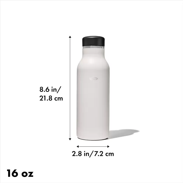 OXO Strive 20oz Insulated Water Bottle with Standard Lid - Aquamarine