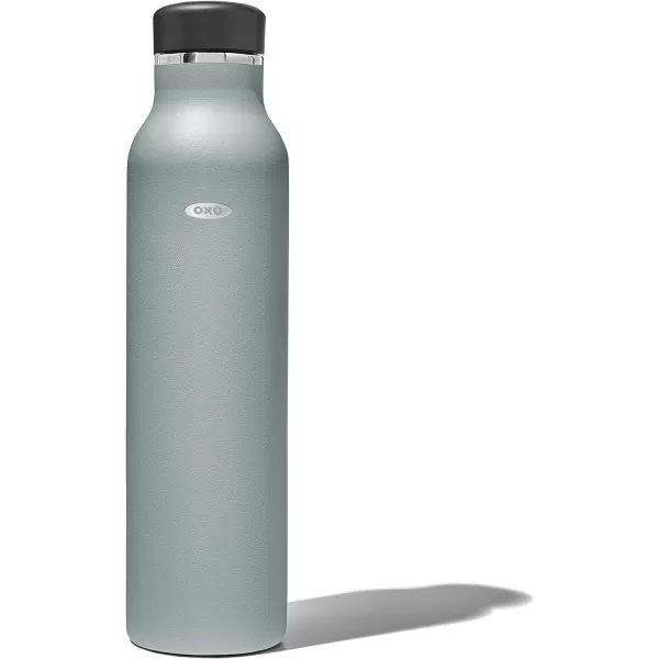 OXO Strive 20oz Insulated Water Bottle with Standard Lid - Aquamarine
