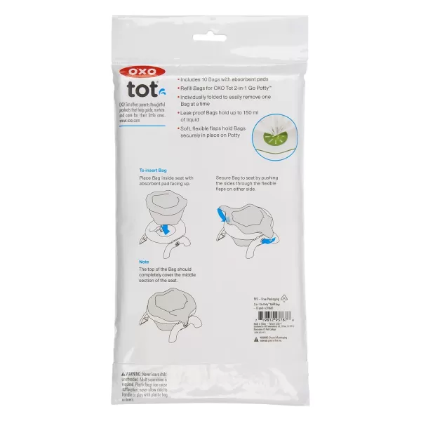 OXO Tot 2-in-1 Go Potty Refill Bags - 10 Pack