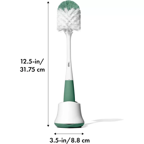 OXO Tot Bottle Brush with Nipple Cleaner and Stand - Gray