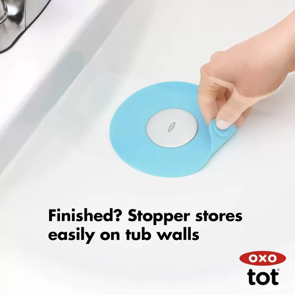 OXO Tot Drain Stopper - Aqua
