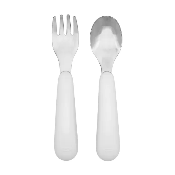 OXO Tot On-The-Go Fork and Spoon Set - Dusk