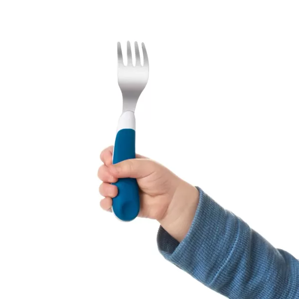 OXO Tot On-The-Go Fork and Spoon Set - Dusk