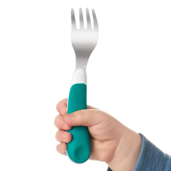 OXO Tot On-The-Go Fork and Spoon Set - Dusk
