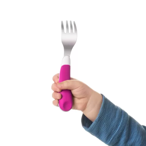 OXO Tot On-The-Go Fork and Spoon Set - Dusk