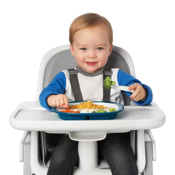 OXO Tot Plastic Fork and Spoon Set - Opal and Blossom