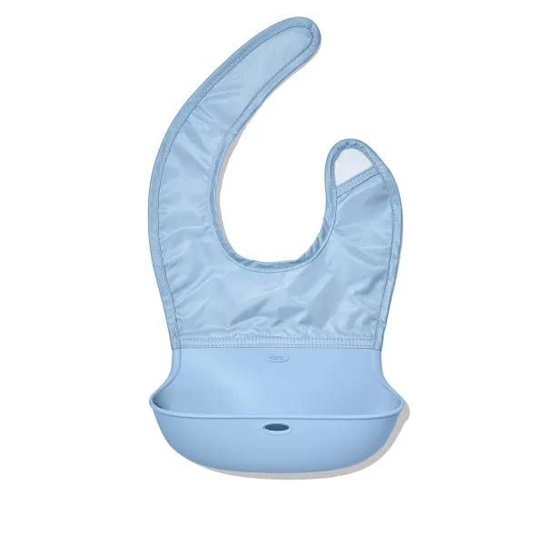 OXO Tot Roll-Up Bib - 2 Pack - Drizzle and Dusk