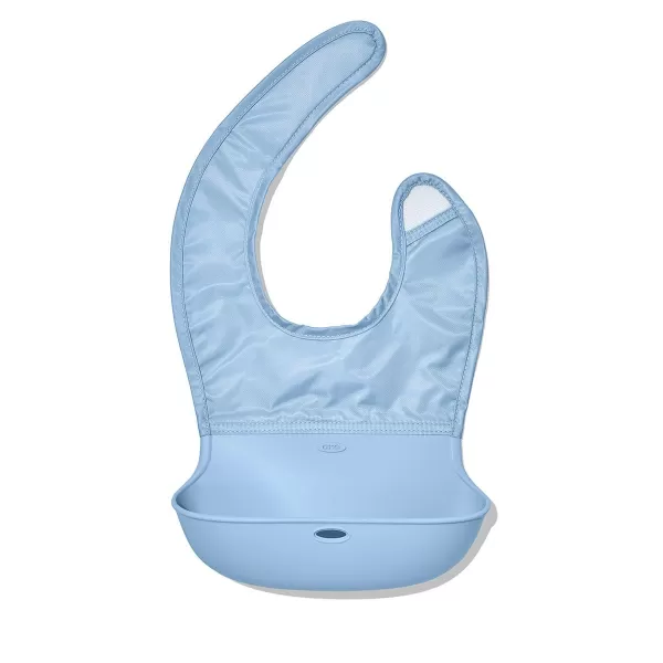 OXO Tot Roll-Up Bib - 2 Pack - Drizzle and Dusk