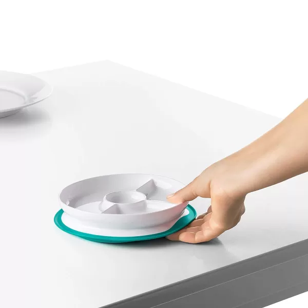 OXO Tot Stick &amp; Stay Suction Divided Plate - Navy